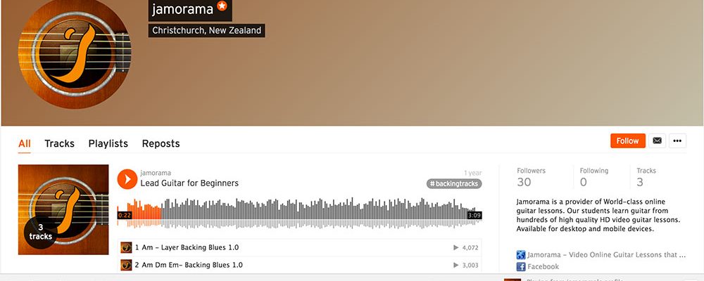 Start Jamming with the SoundCloud ‘backing tracks’ tab